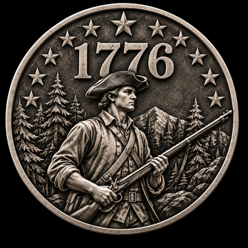 1776 Minuteman Silver Medallion