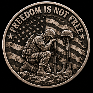 Freedom Is Not Free Memorial Coin